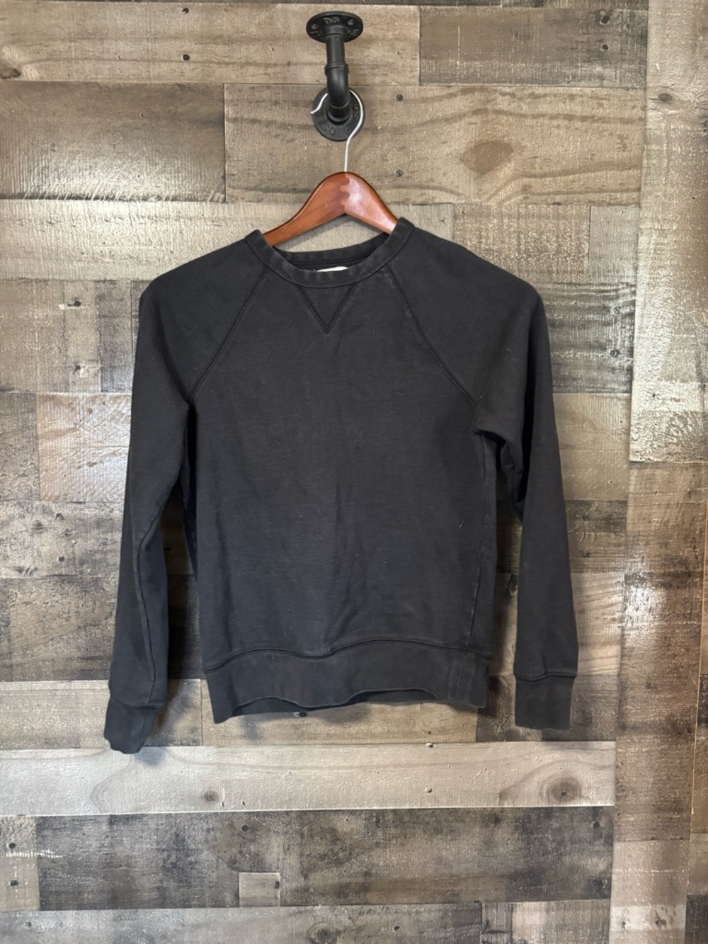 Everlane Women’s Crewneck Black Sweatshirt XXS
